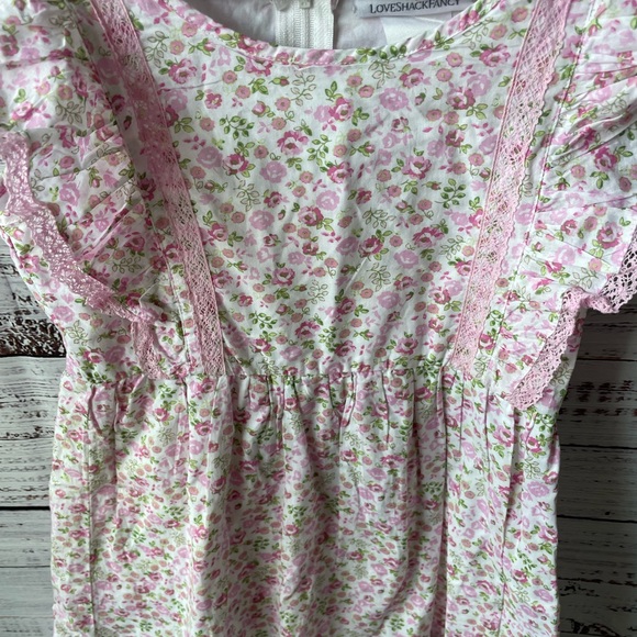 Love Shack Fancy x American Girl // Floral Flutter Ruffle Sleeve Dress - Picture 2 of 5